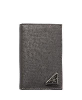 Saffiano Leather Card Holder by PRADA