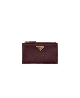 Saffiano Leather Card Holder by PRADA