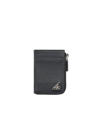 Saffiano Leather Card Holder by PRADA