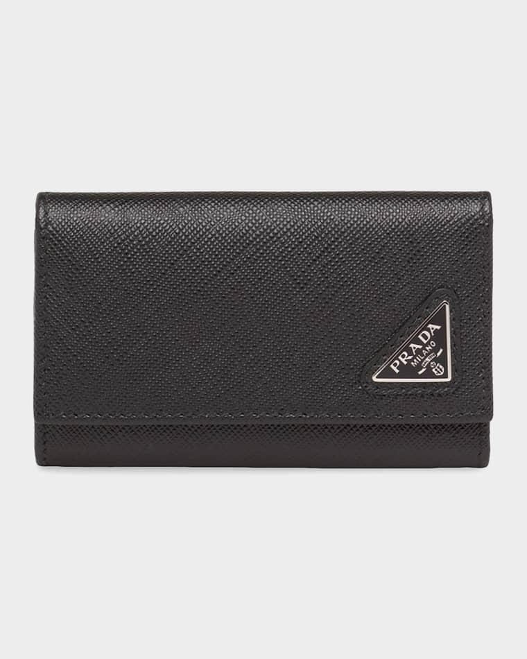 Saffiano Leather Key Case by PRADA
