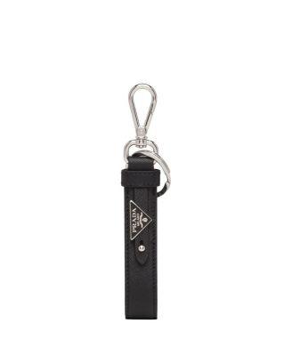 Saffiano Leather Keychain by PRADA