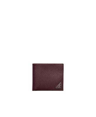 Saffiano Leather Wallet by PRADA