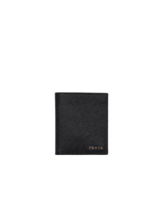 Saffiano Leather Wallet by PRADA
