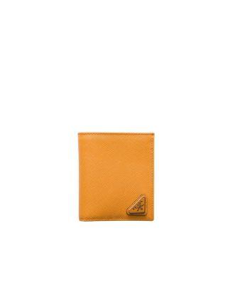 Saffiano Leather Wallet by PRADA