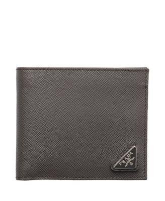 Saffiano Leather Wallet with Coin Purse by PRADA