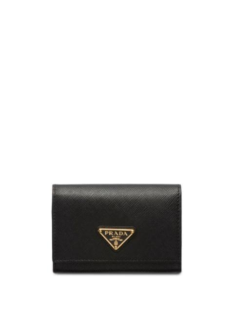 Saffiano-leather card holder by PRADA