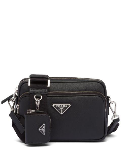 Saffiano leather shoulder bag by PRADA