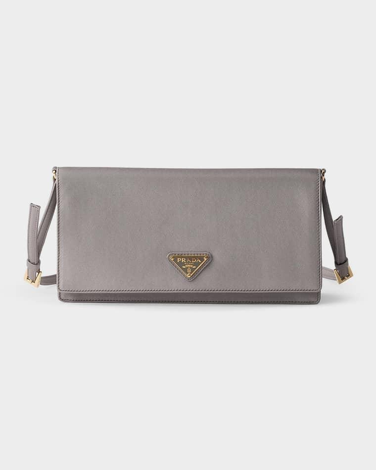 Satin Mini Shoulder Bag by PRADA