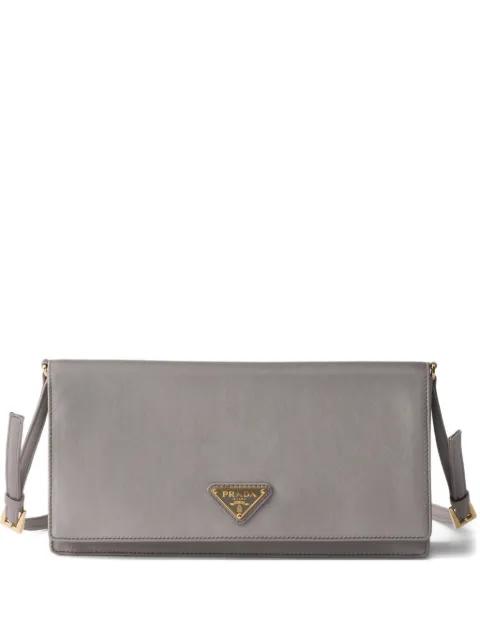 Satin mini shoulder bag by PRADA