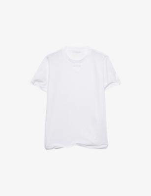 Shapeable Cotton-Jersey T-Shirt by PRADA