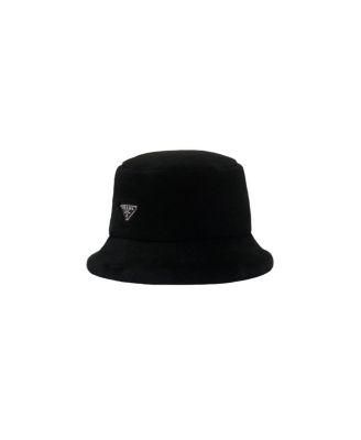 Shearling Bucket Hat by PRADA