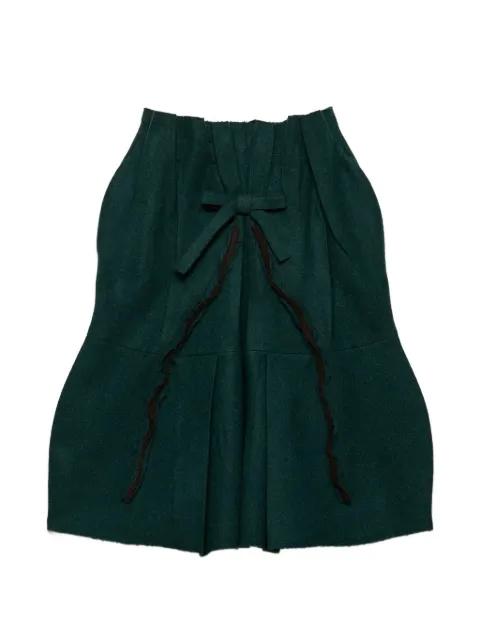 Shetland wool midi skirt by PRADA