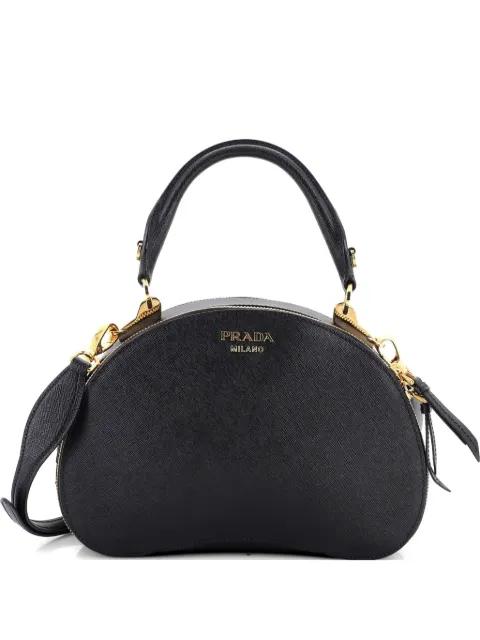 Sidonie Convertible Bowler Bag Saffiano Leather Medium handbag by PRADA 