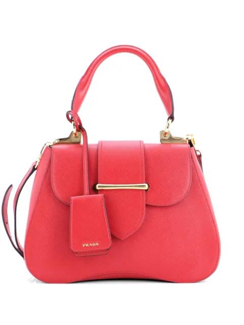 Sidonie Top Handle Bag Saffiano Leather Large satchel by PRADA 