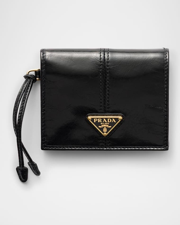 Small Bifold Leather Wallet by PRADA