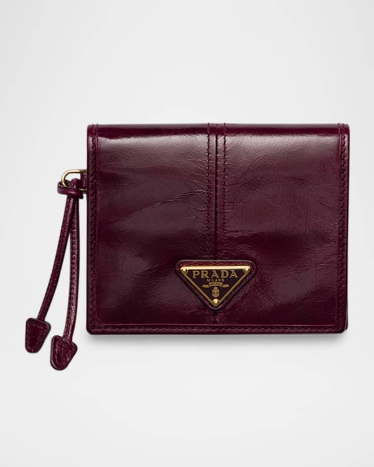 Small Bifold Leather Wallet by PRADA