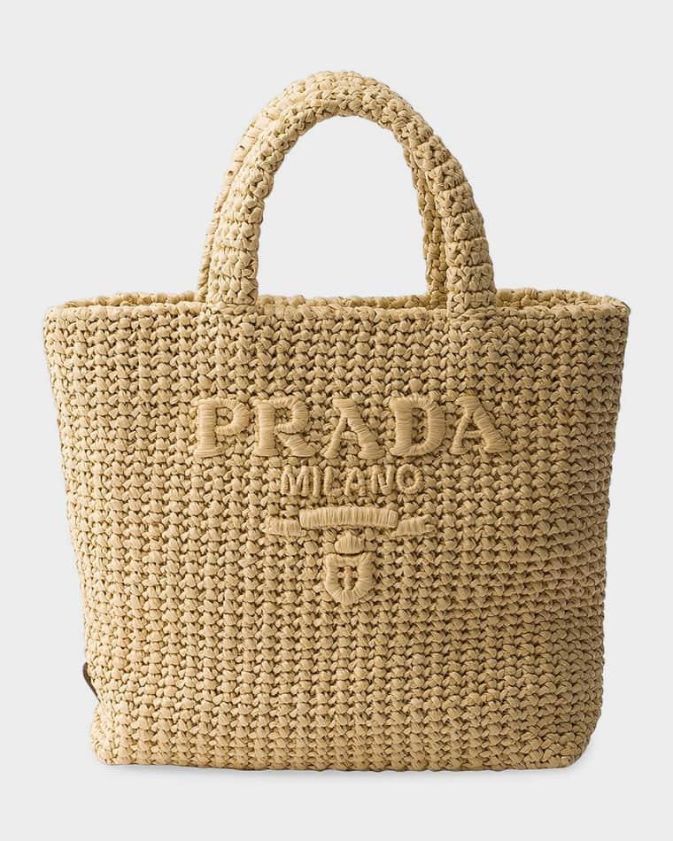 Small Crochet Tote Bag by PRADA