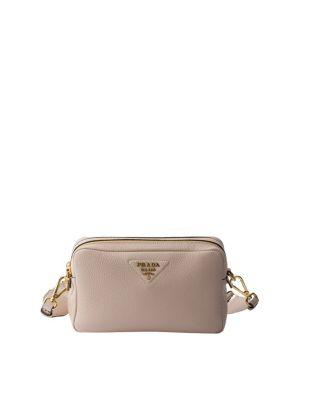 Small Leather Shoulder Bag by PRADA
