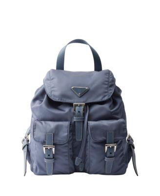 Small Re-Nylon Backpack by PRADA