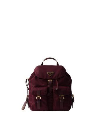 Small Re-Nylon Backpack by PRADA