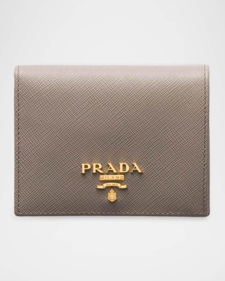 Small Saffiano Leather Bifold Wallet by PRADA