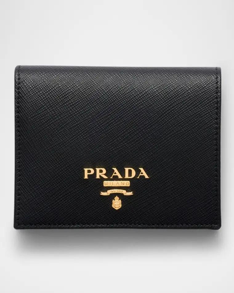 Small Saffiano Leather Bifold Wallet by PRADA