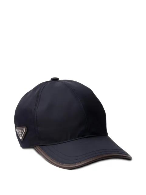 Speedrock enamelled-triangle baseball cap by PRADA