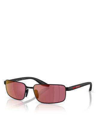 Sport Linea Rossa Rectangular Sunglasses by PRADA