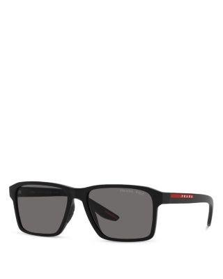 Sport Low Bridge Fit Rectangle Sunglasses by PRADA