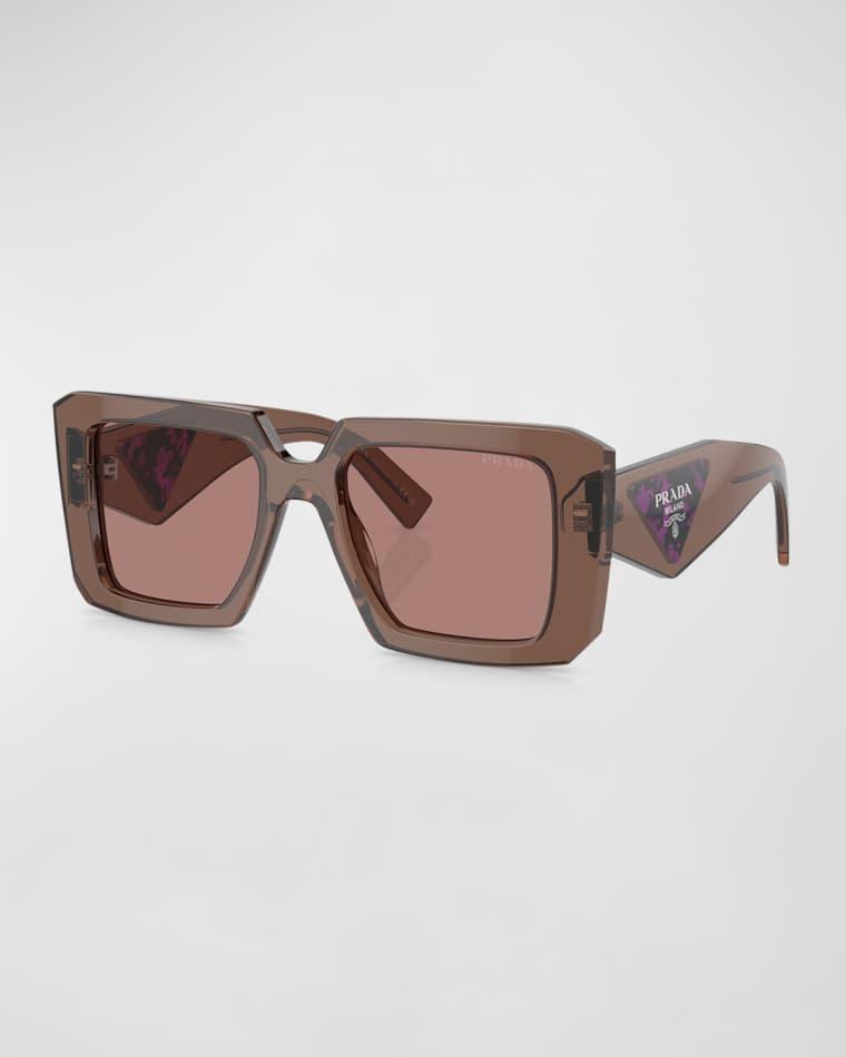 Square Acetate Sunglasses by PRADA