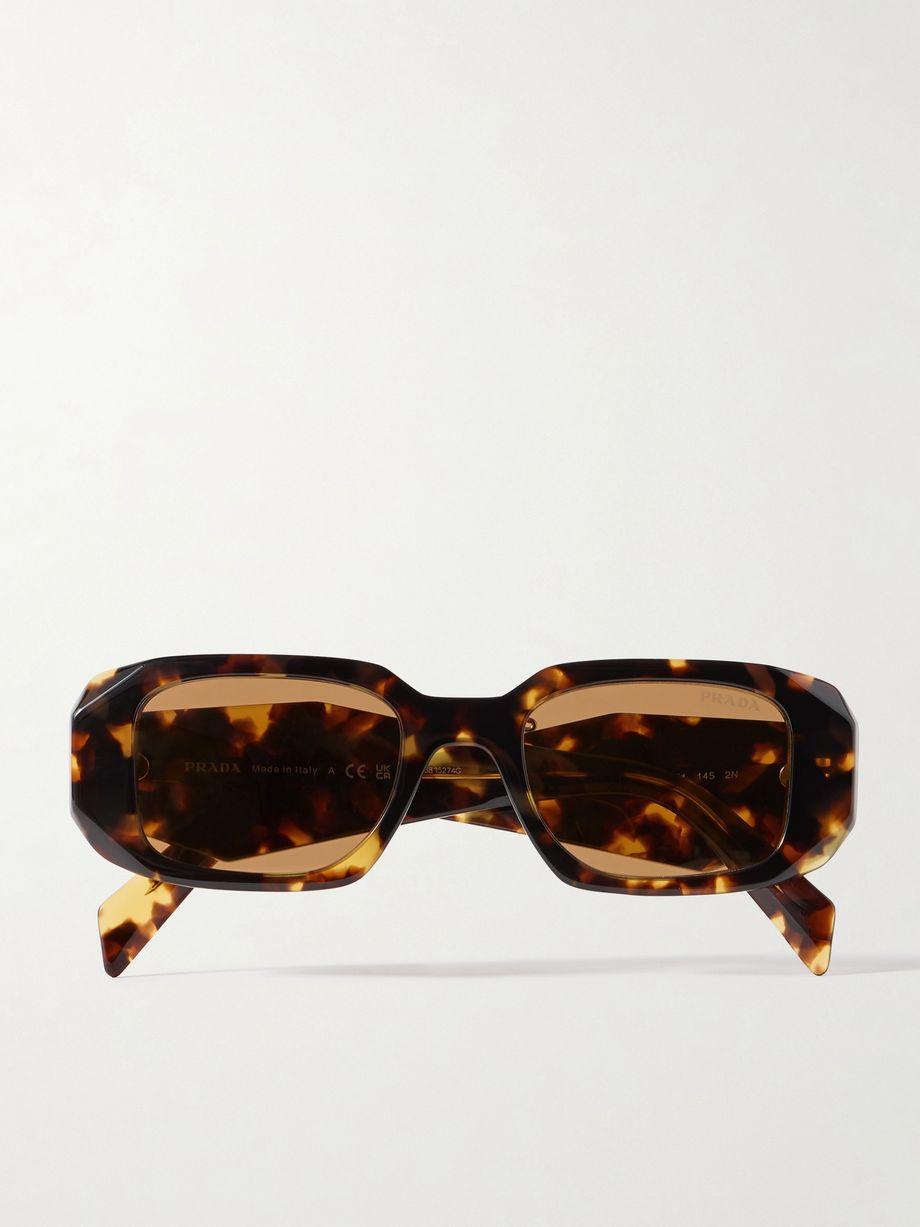 Square-frame acetate sunglasses by PRADA