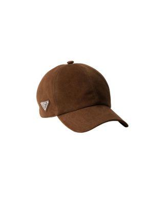 Suede Baseball Cap by PRADA