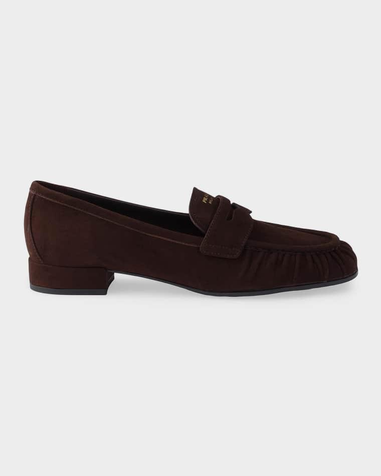 Suede Loafers by PRADA
