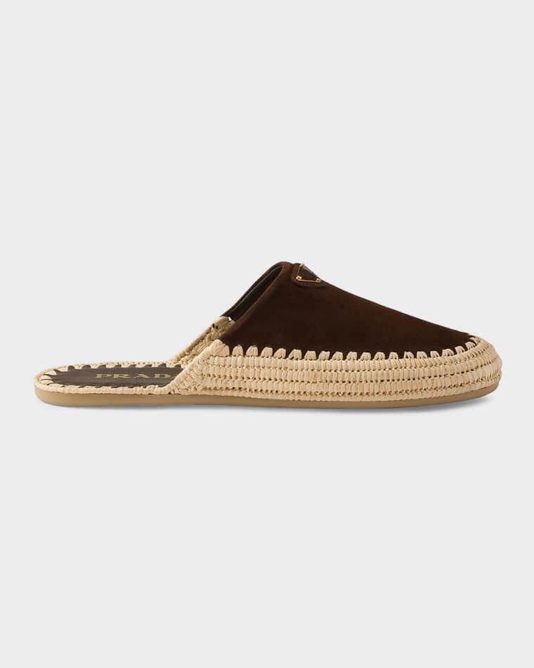 Suede Mules by PRADA