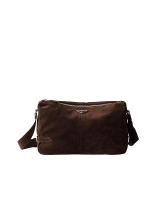 Suede Shoulder Bag by PRADA