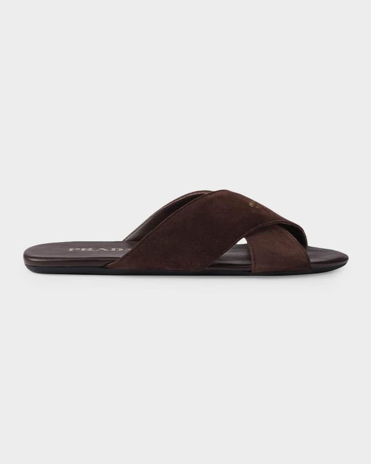 Suede Slides by PRADA