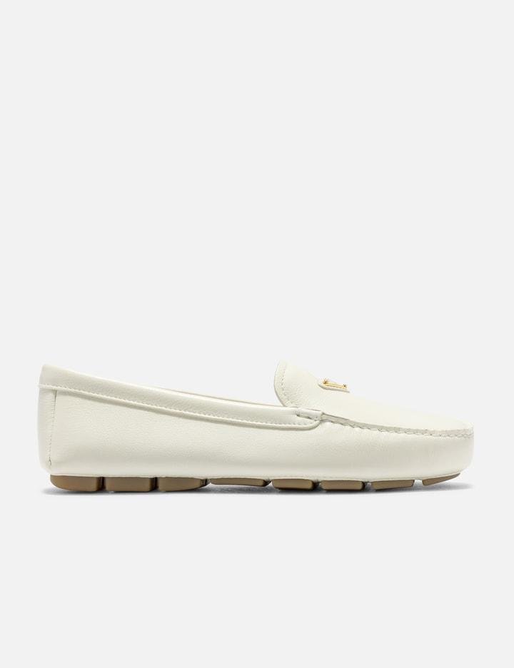 Suede driving loafers by PRADA