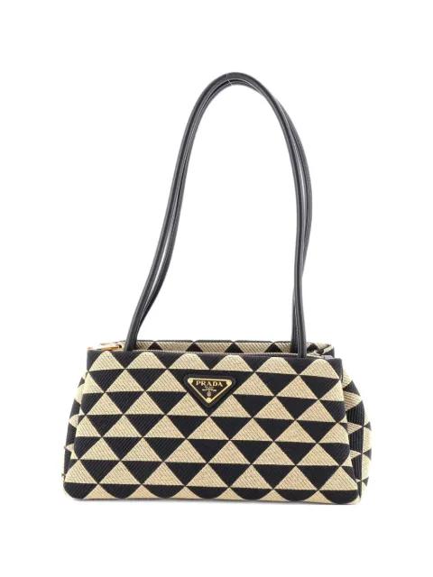Symbole Jacquard Small shoulder bag by PRADA 