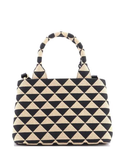 Symbole Jacquard Small tote bag by PRADA 