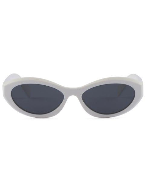 Symbole oval-frame sunglasses by PRADA