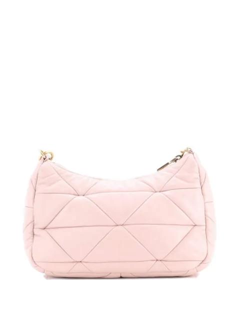 System Re-Edition Shoulder Bag Quilted Nappa Leather Small hobo bag by PRADA System Re-Edition Shoulder Bag Quilted Nappa Leather Small hobo bag by PRADA