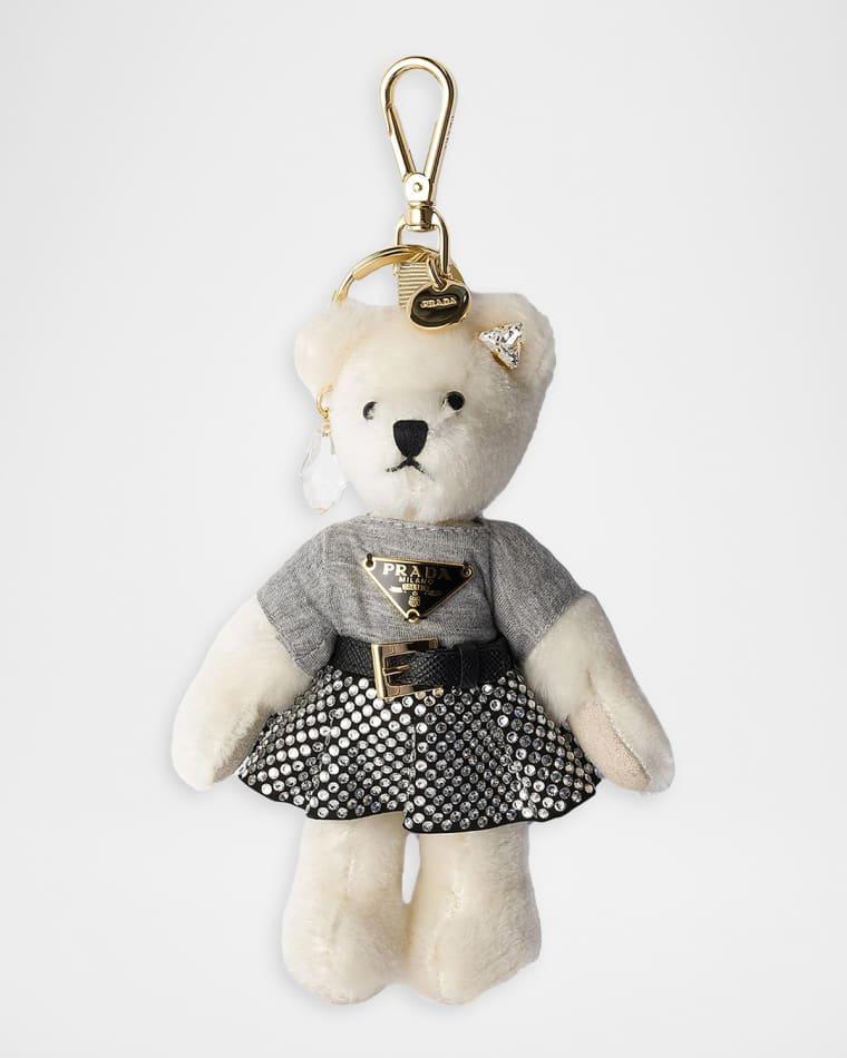 Teddy Bear Keychain Bag Charm by PRADA
