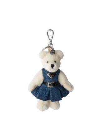 Teddy Keychain Charm by PRADA