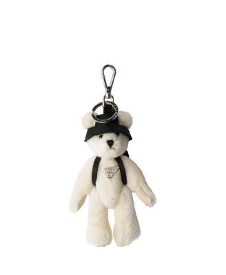 Teddy Keychain Charm by PRADA
