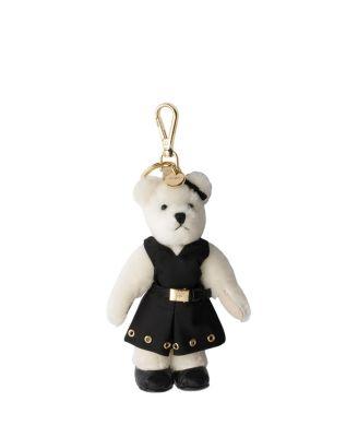 Teddy Keychain Charm by PRADA