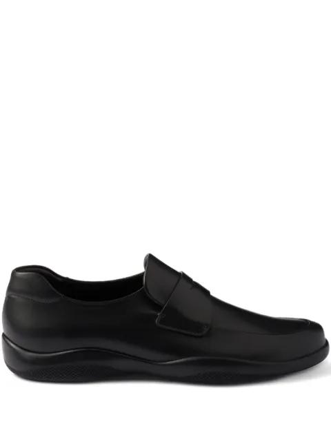 Toblach leather loafers by PRADA