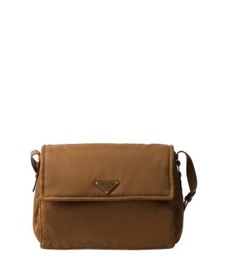 Traveller Large Padded Re-Nylon Shoulder Bag by PRADA