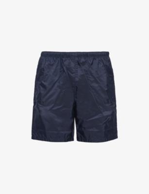 Triangle-Logo Re-Nylon Swim Trunks by PRADA