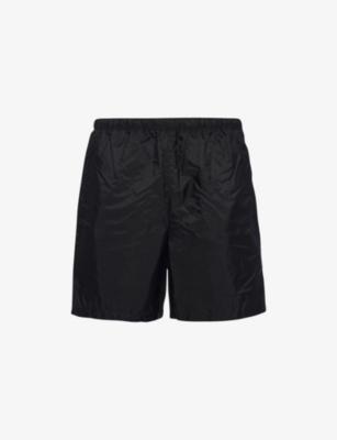 Triangle-Logo Re-Nylon Swim Trunks by PRADA