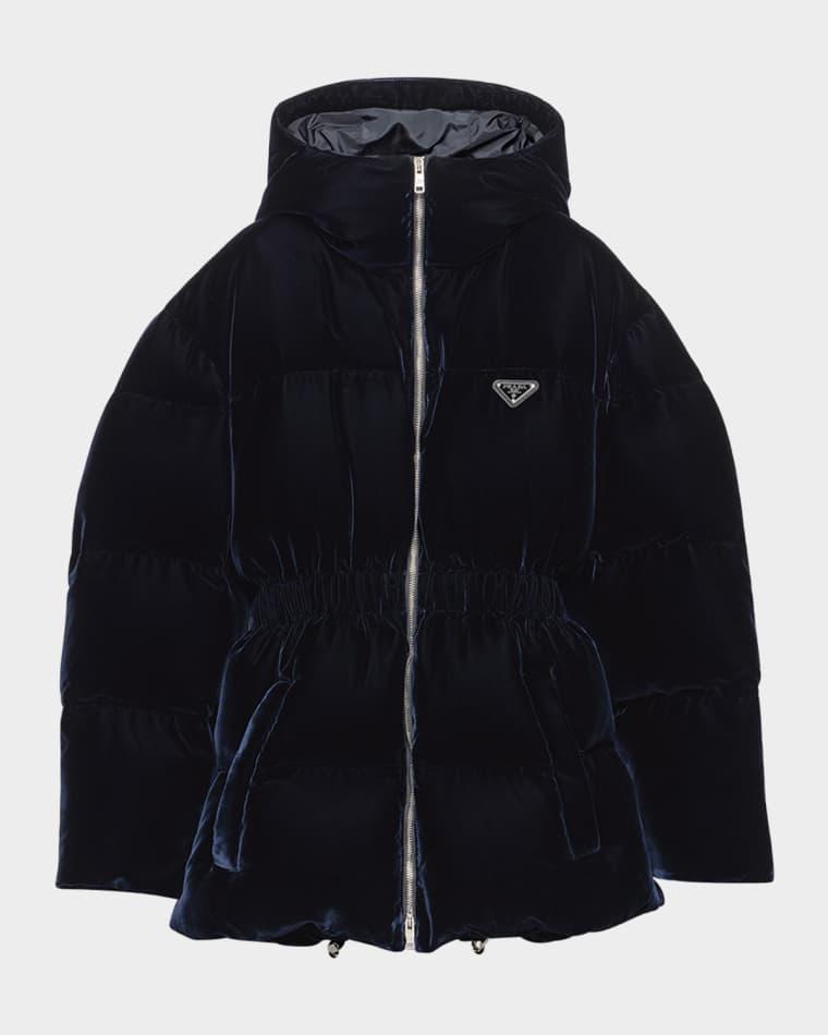 Velvet Down Jacket by PRADA
